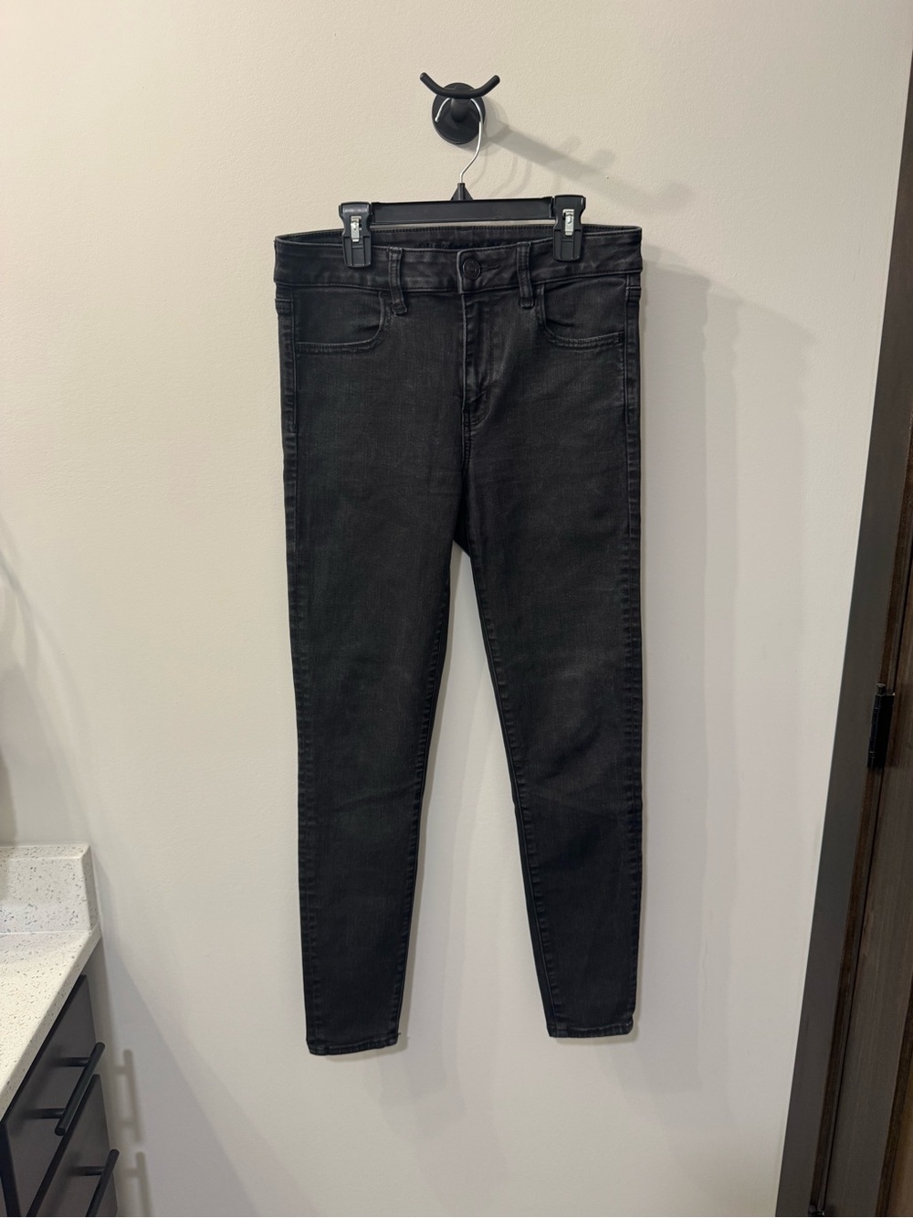 Black high rise jeggings